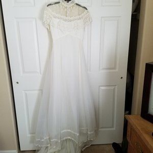 Vintage Empire StyleWedding Dress - Size S EUC